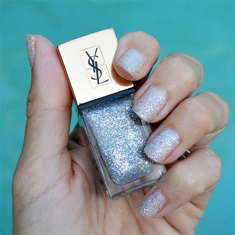 ysl gold glitter nail polish|ysl beauty nail varnish.